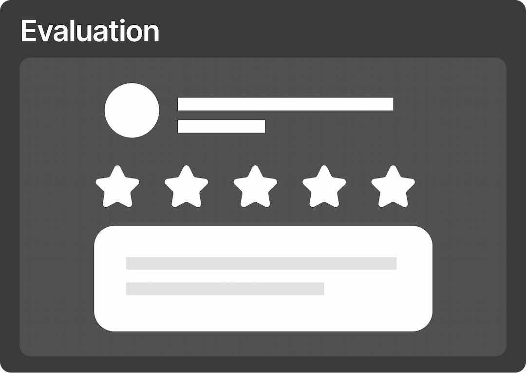 evaluation step illustration