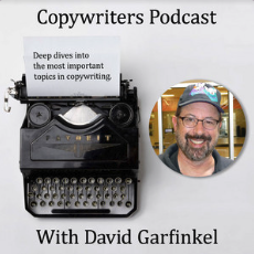 Cover image for the copywriters podcast.