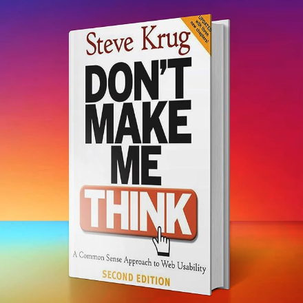 Book Cover Don't Make Me Think by Steve Krug