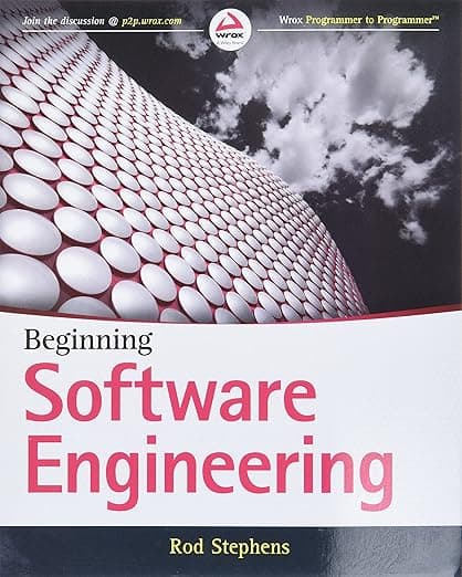 Book cover, reads “Beginning Software Engineering, Rod Stephens”.