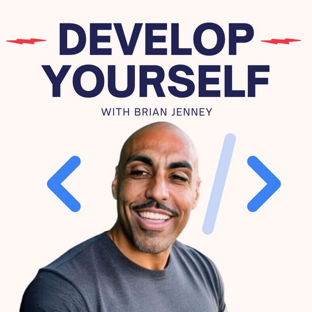 Brian Jenney, reads “Develop Yourself with Brian Jenney.”