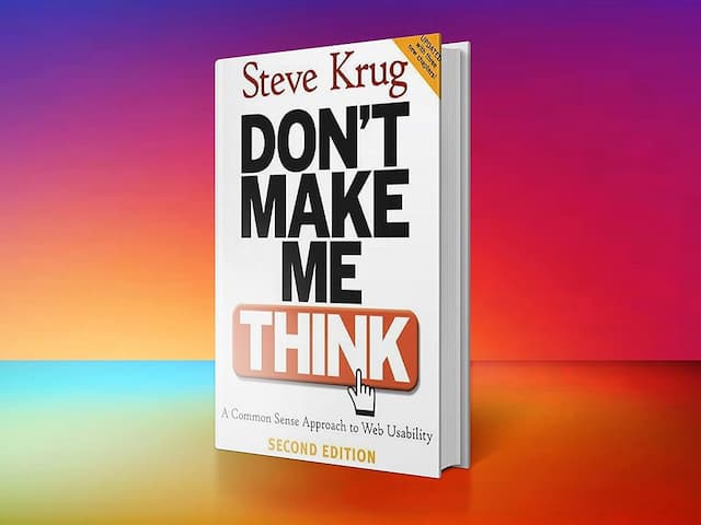 Don't Make Me Think Book Cover Steve Krug